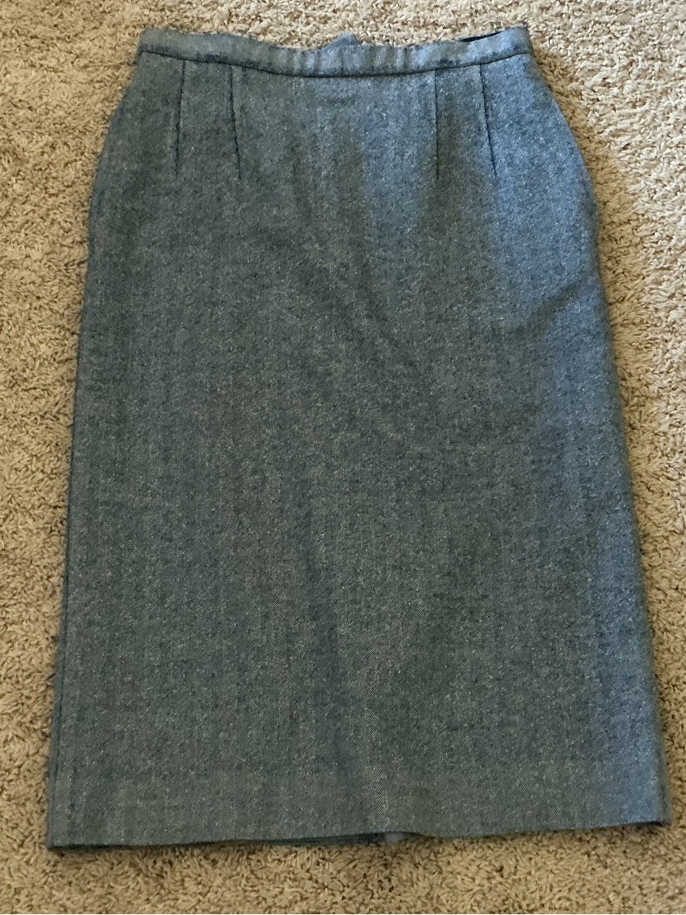 Pendleton wool pencil skirt